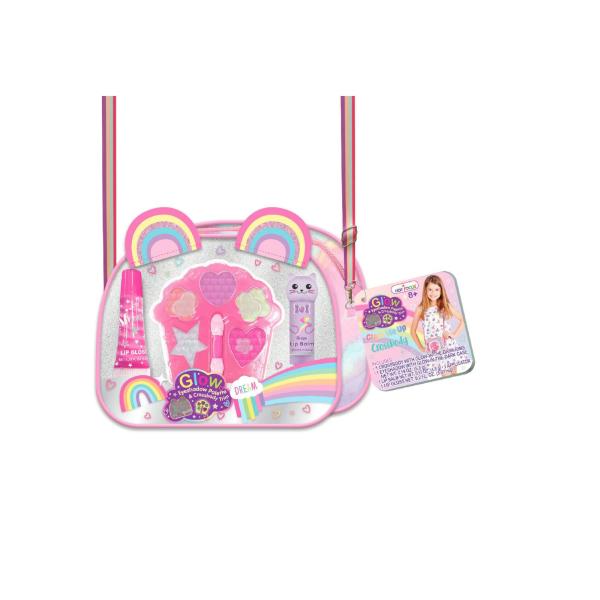 Bolso Bandolera Brilla en la Oscuridad de Gatito  C/ Cosméticos 8a+