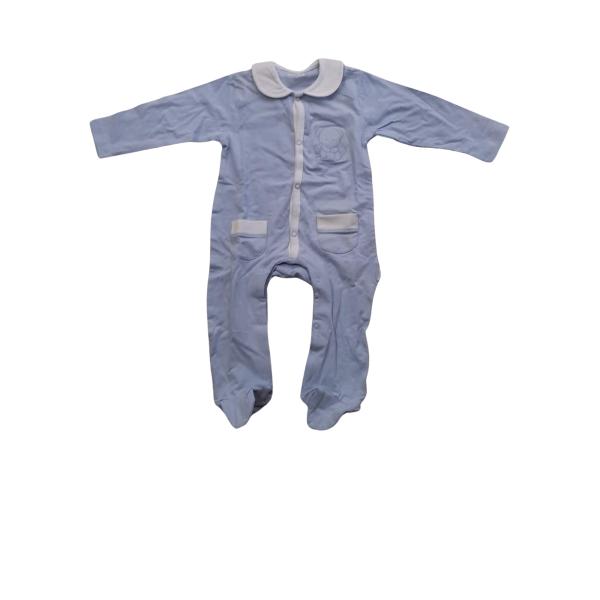 Mameluco Celeste Ositos 9m