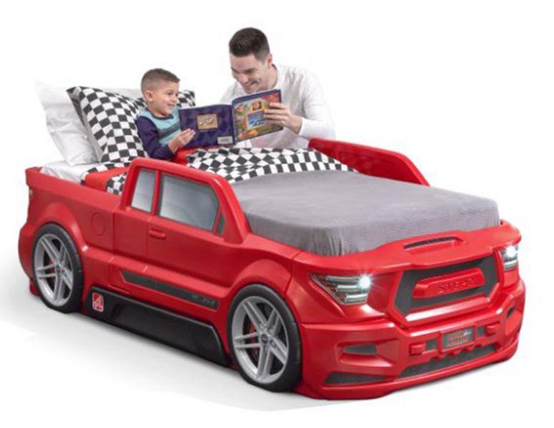 Cama Pick-Up  Roja  3a+ (3cajas) ( No Incluye Base y Colchón )(3 Cajas)