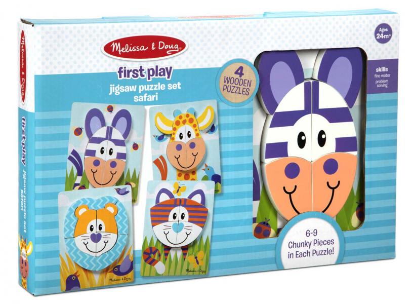 Mi Primer Rompecabezas de Safari Set de 4 24m+