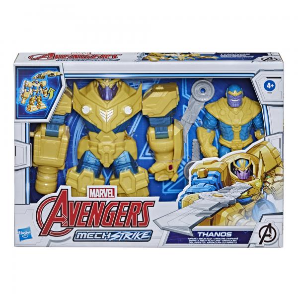 Figura Avengers MechStrike Thanos Armadura del Infinito 4a+