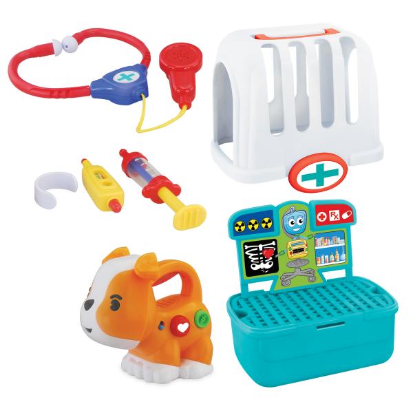 Juego de Veterinario con Perrito Luz/Sonidos 12m+