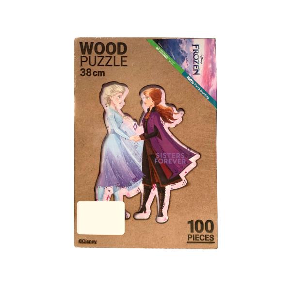 Rompecabezas y Caja de Madera Frozen 100pzs 38cm 3a+ (COD000901)