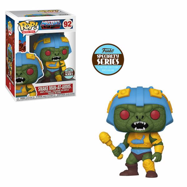 Figura Funko Pop! Retro Toys (92) Snake Man-At-Arms Maestros del Universo Specialty Series 3a+