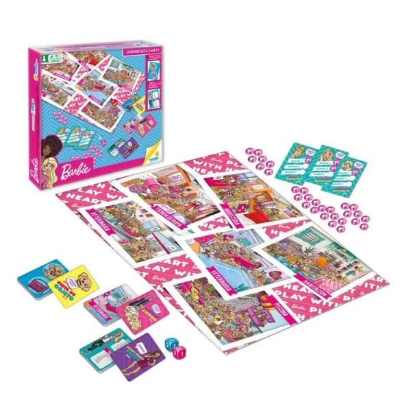 Juego de Mesa Barbie Dónde Está Taffy? 6a+