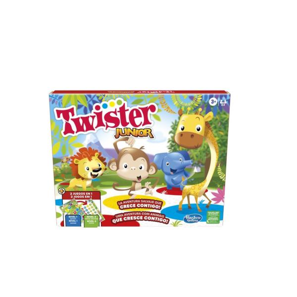 Hasbro Games - Juego Twister Junior 2en1 3a+