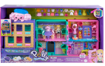 Polly Pocket set de Servicio de Modas Dulces 4a+