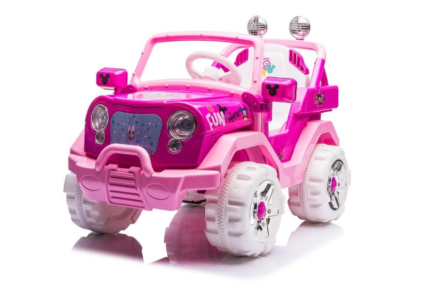 Jeep Montable 4 X 4 de Minnie   Bateria 6 V 3a+