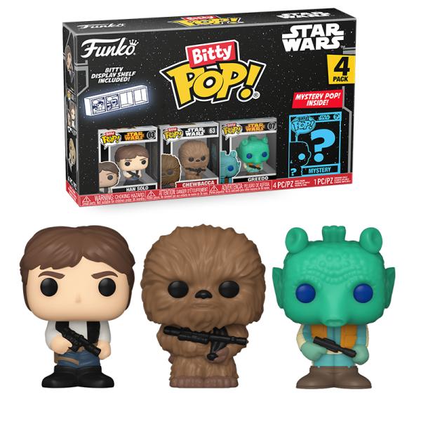 Set/4 Figuritas Funko Bitty Pop! Star Wars 3a+
