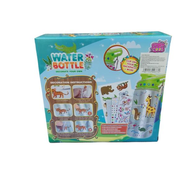 Botella con Accesorios para Decorar de Animales de la Selva 6a+  (448772)