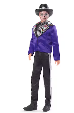 Muñeco Ken Dia de los Muertos 5a+