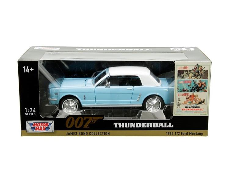 Carro 1:24 1/2 Ford Mustang 1964 James Bond 14a+ Thunderball