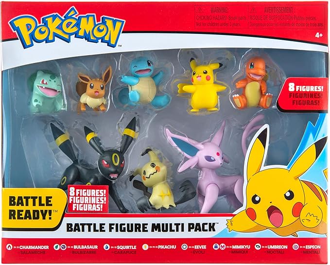 Pokémon Figuras Listos Para La Batalla Pack/8 4a+