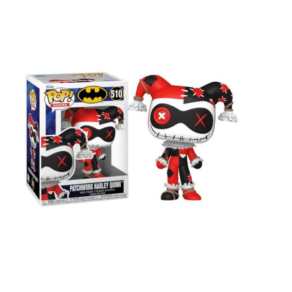 Figura Funko Pop! Batman (510) Patchwork Harley Quinn 3a+