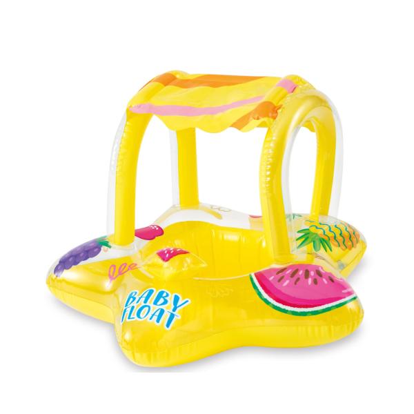 Flotador para Niños Bebés de Estrella con Techo 1-2 años.
