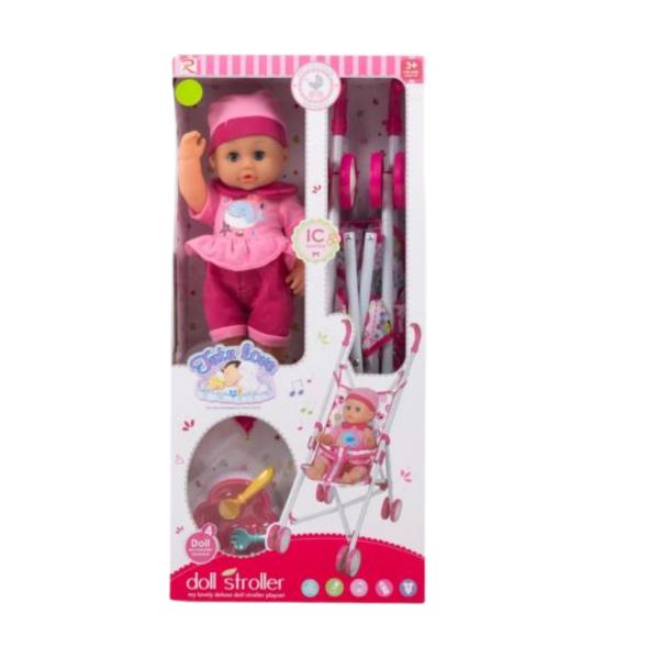 Bebé con Coche 8pzs con Sonidos 3a+(423762)