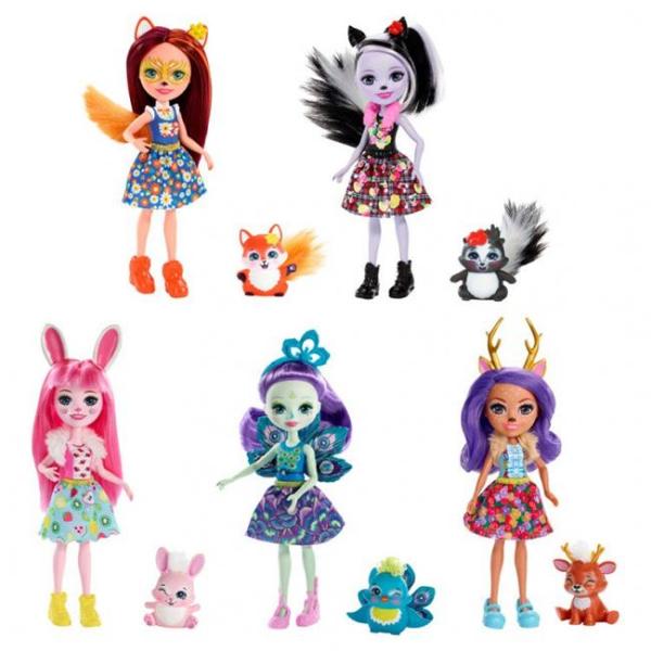 Muñeca Echantimals  con Amigo Animalito 4a+