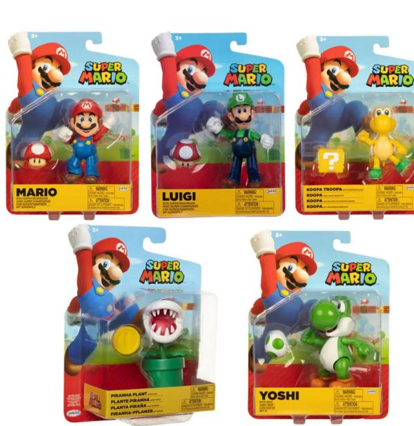 Figuras Articuladas Super Mario Surt/5 3a+