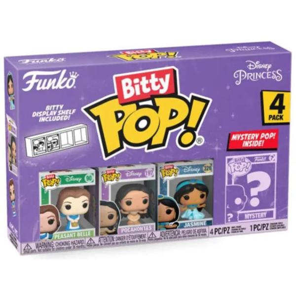Set/4 Figuritas Funko Bitty Pop! Disney Princesas 3a+