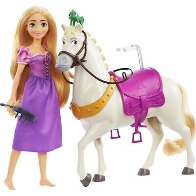 Muñeca Princesa Disney Rapunzel y Maximus 3a+