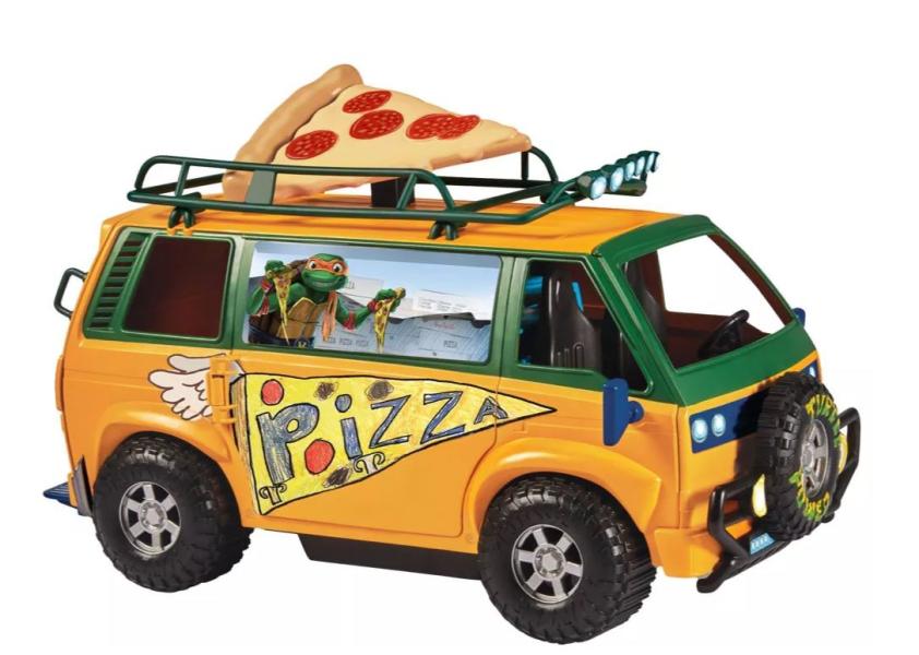 Vehículo Van Pizzero de las Tortugas Ninja 4a+