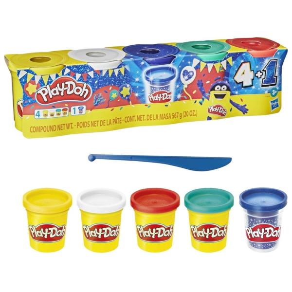 Play-Doh - Plasticina Celebración Zafiro 65 Aniversario 4+1 3a+