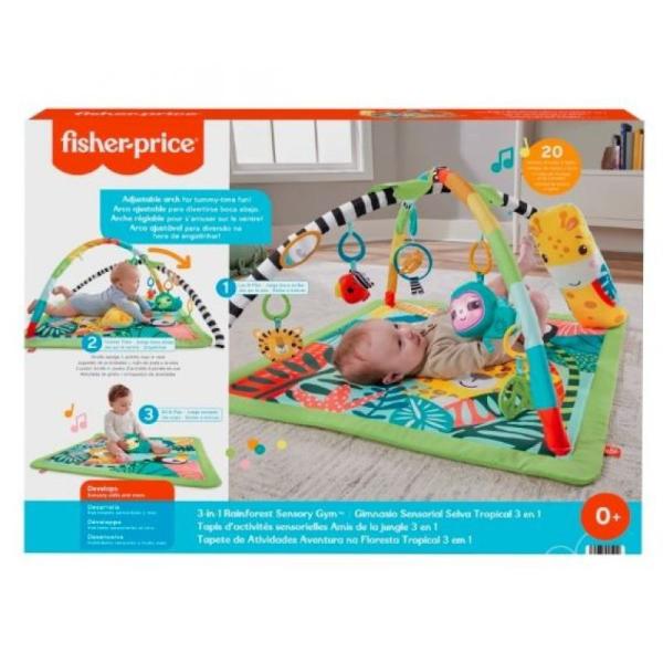 Fisher Price / Gimnasio Animalitos de la Selva 3en1 0m+