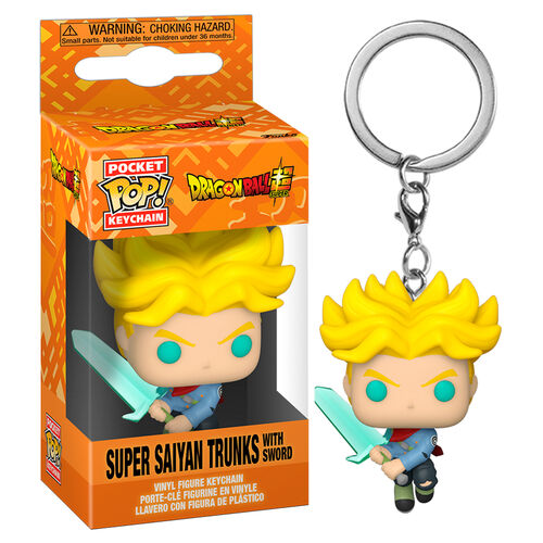 Llavero Pocket Pop! Dragon Ball Super ( Super Saiyan Trunks) 3a+