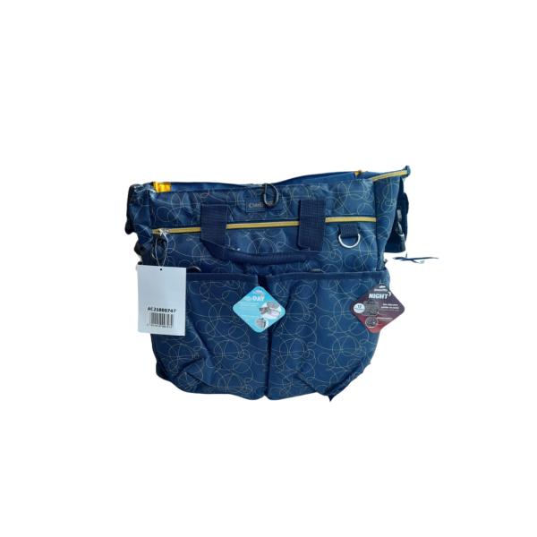 Bolso Pañalero Con Tiras Largas Azul  (007472)