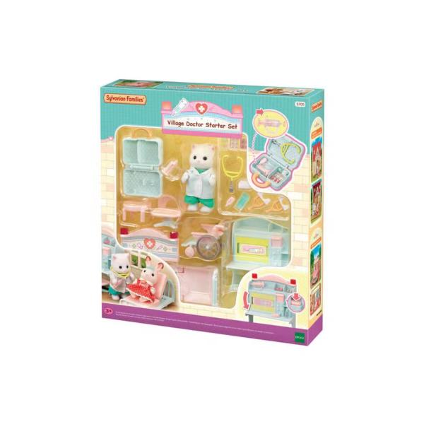 Familias Sylvanian Set de Inicio Village Doctor 3a+