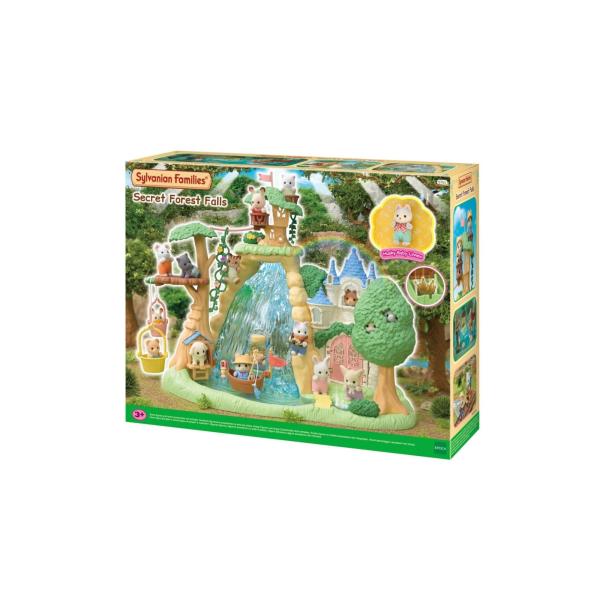 Familias Sylvanian Cataratas del Bosque Secreto 3a+