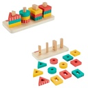 Fisher -Price Torres de Formas de Madera de Encajar  2a+