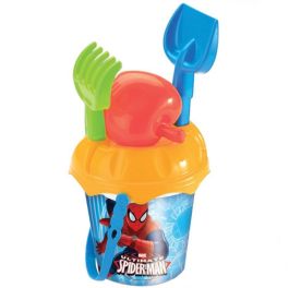 Balde Pequeño con Juguetes de Playa Marvel Spider Man 3a+