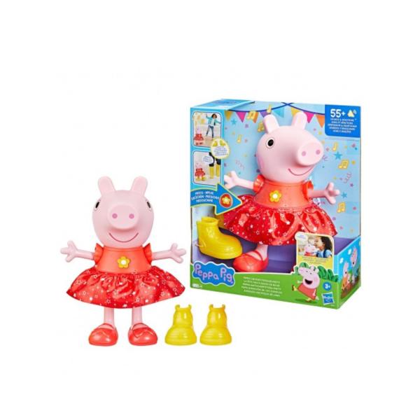 Figura de Peppa Pig Diversíon en los Charcos Sonidos y Reacciones 3a+