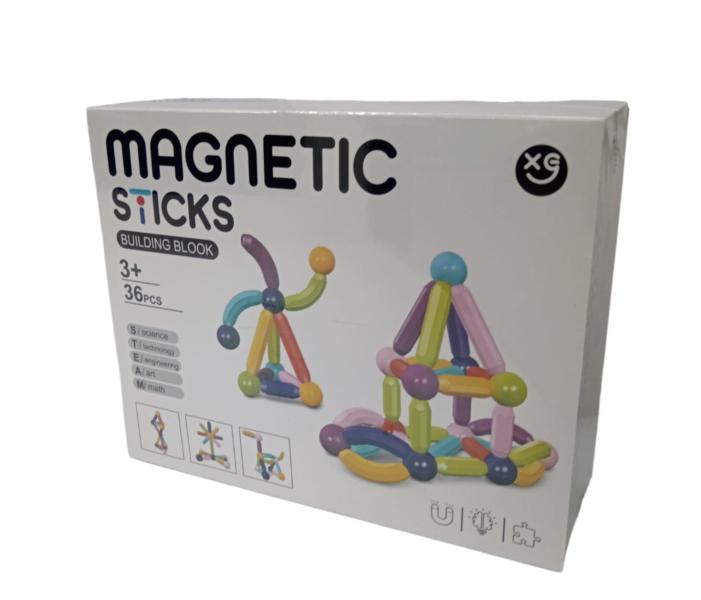 Bloques Magnéticos de Construcción 36 pzs 3a+ (451116)