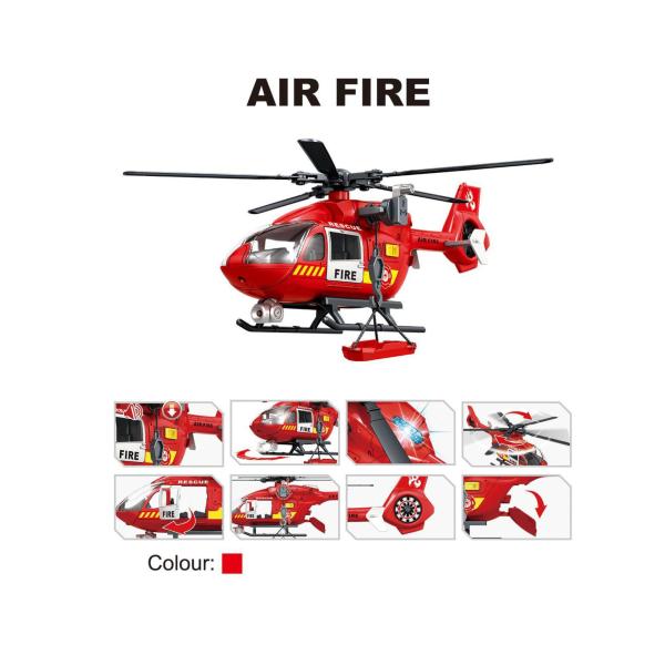 Helicóptero de Rescate con Luz y Sonido 3a+ (454469)