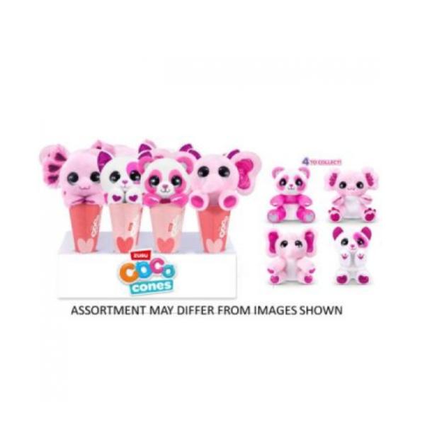 Peluches Coco Surprise Conos Display/12  Surt/4 3a+
