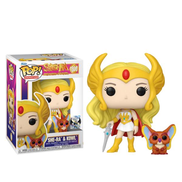 Figura Funko Pop! She-ra Princess of Power (1800) She-ra & Kowl 3a+