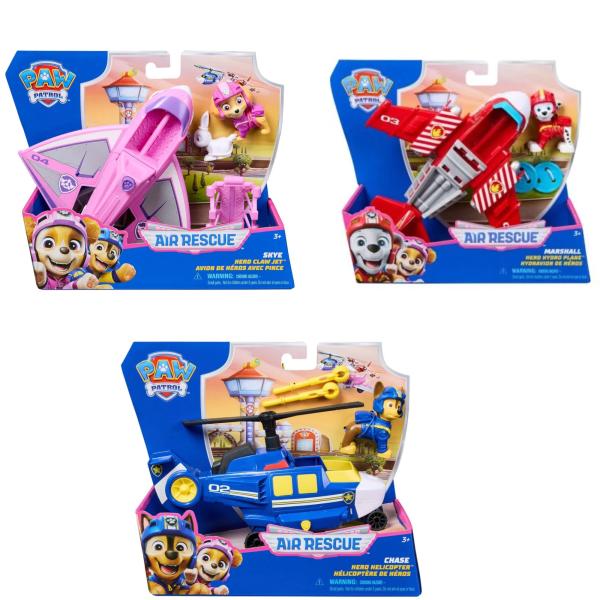 Vehiculos Paw Patrol Rescate en el Aire Surt/3 3a+