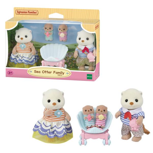 Familias Sylvanian Familia de Nutrias Marinas 3a+ " Ternurines "