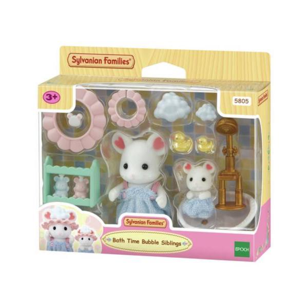 Familias Sylvanian Set de Hermanos de la Burbuja del Tiempo 3a+