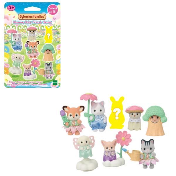 Familias Sylvanian Bebé amigas florecientes Displ/16 3a+