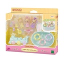 Familias Sylvanianas Set de Baño para Bebés Trillizos 3a+
