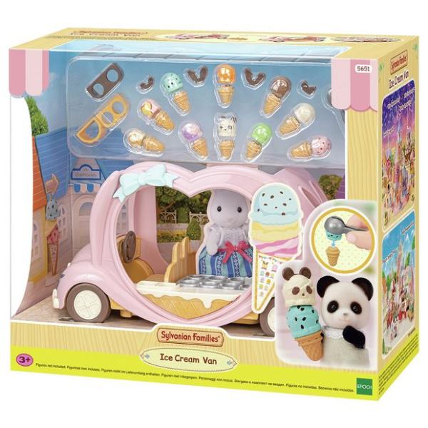Familias Sylvanian Furgoneta de Helados 3a+