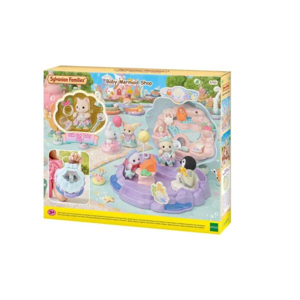 Familias Sylvanian Tienda de Sirenas Bebés 3a+