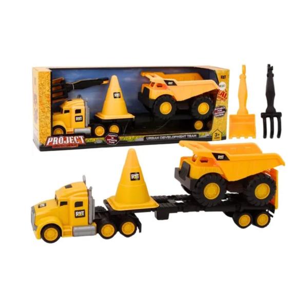 Set de Camión con Vagoneta 3a+