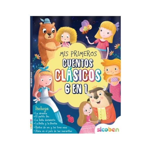 Libro Mis Primeros Cuentos Clásicos 6en1