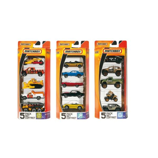 Carros Matchbox Set de 5 