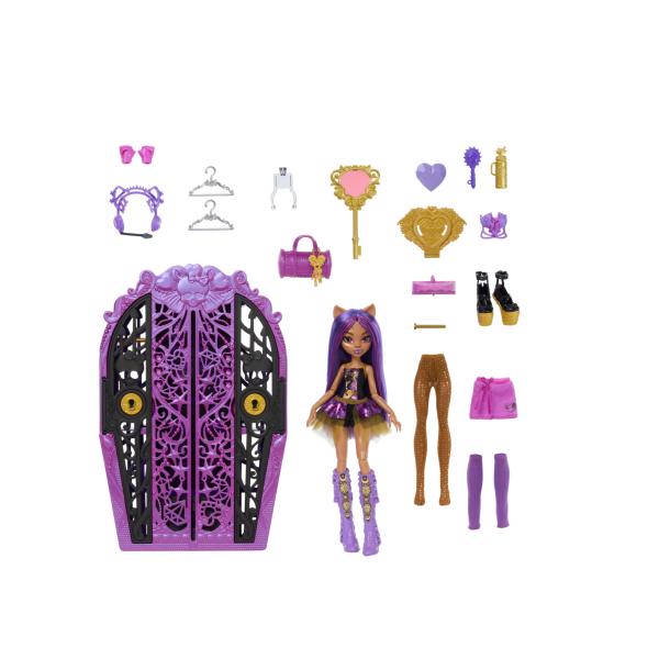 Muñeca Monster High Skulltimate Secrets Clawdeen Wolf 4a+