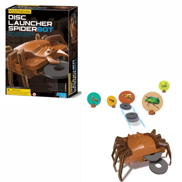 KidzRobotix Araña Robot Lanzadisco 8a+